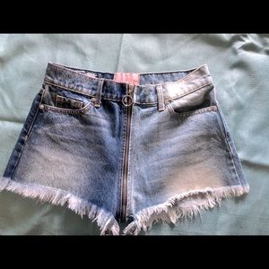 Revice yin yang high waisted shorts 27